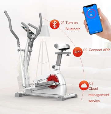 STEPPER BIKE Equipement de fitness polyvalent pour la maison, 3 en 1  marcheur stepper et vélo elliptique.